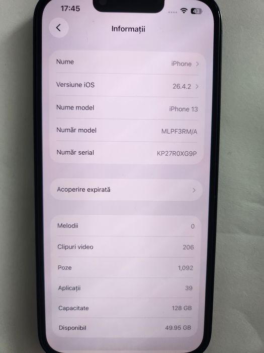 Vand iphone 13  !