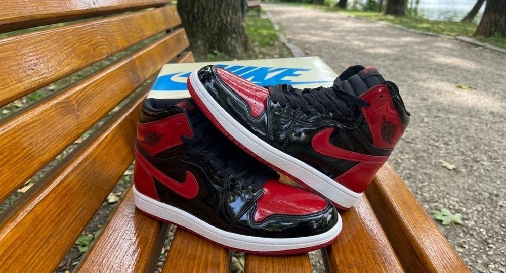 Jordan 1 High Retro Patent Bred - Luciosi - Premium