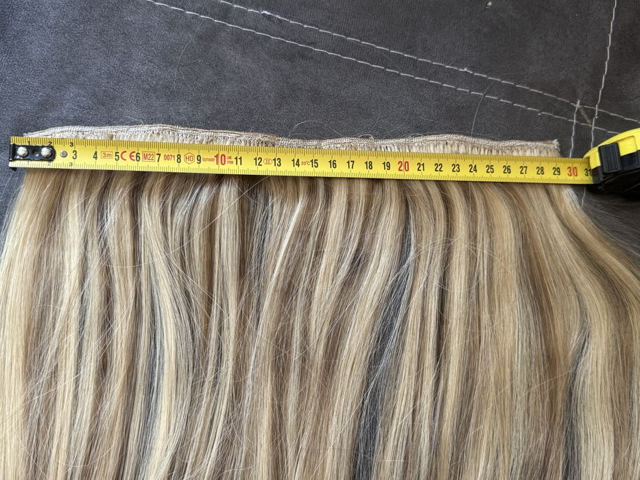 Естествена коса на щипки