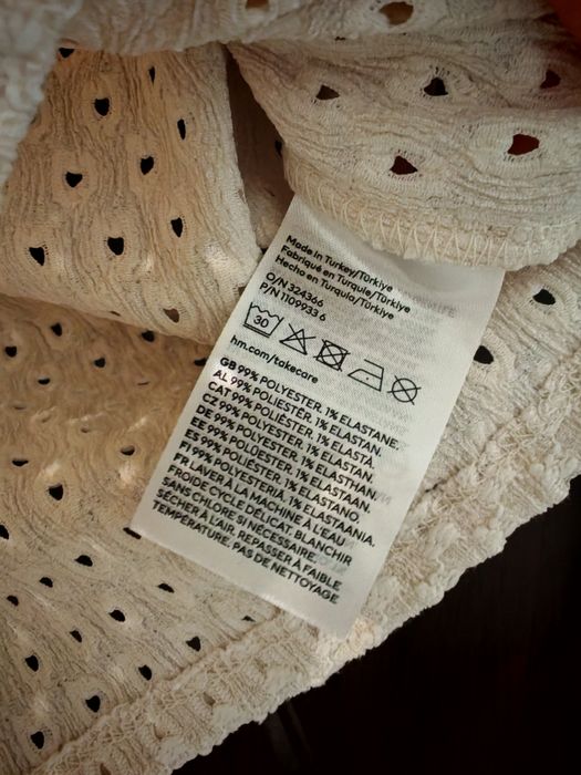 bluza eleganta decoltata h&m