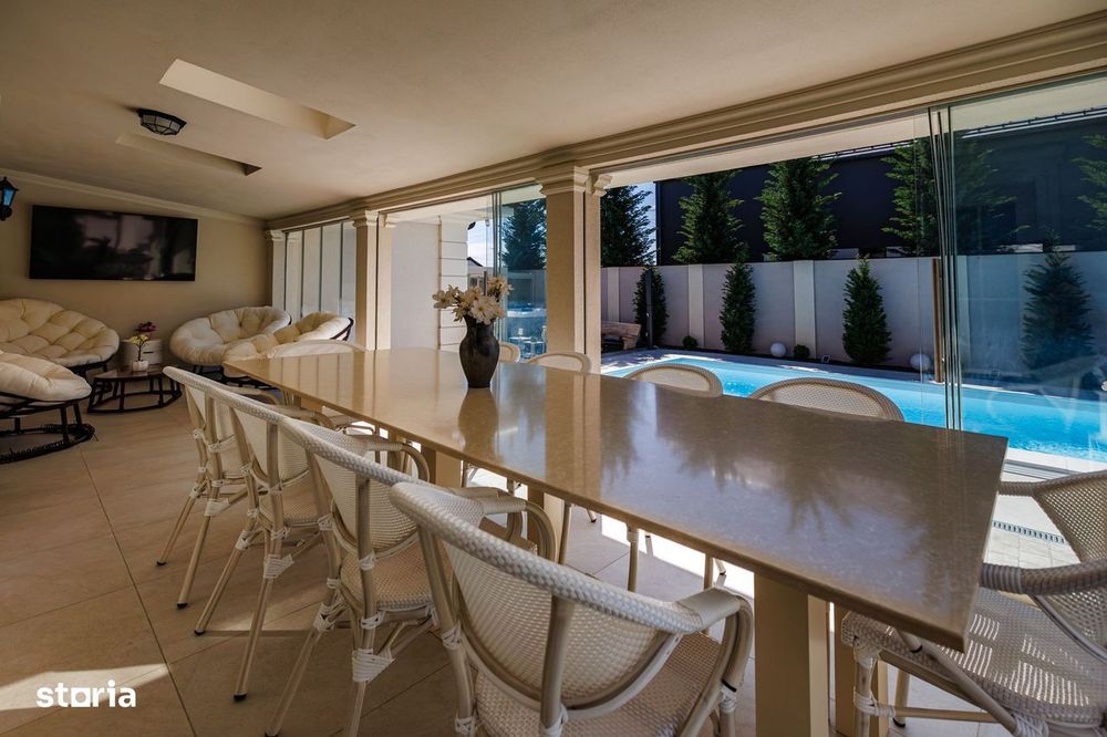 Vilă premium cu piscină încălzită, saună și jacuzzi - Comision 0%