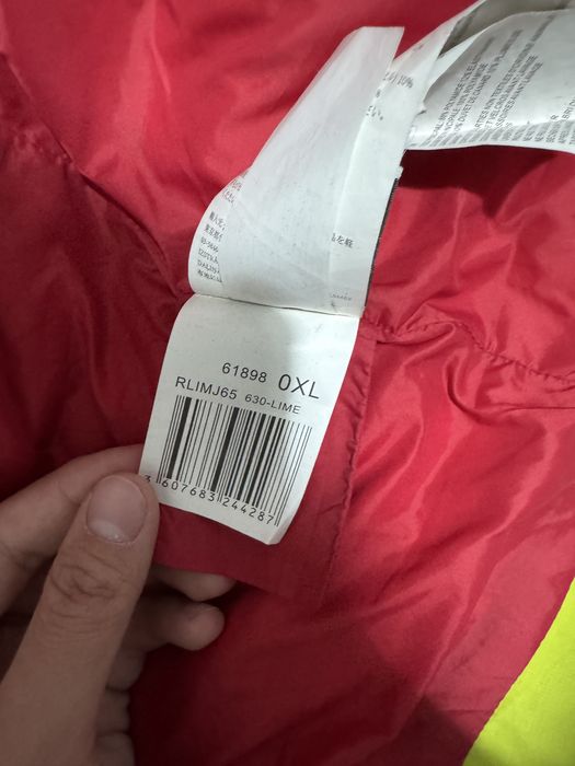 Geaca Rossignol de puf neon galben