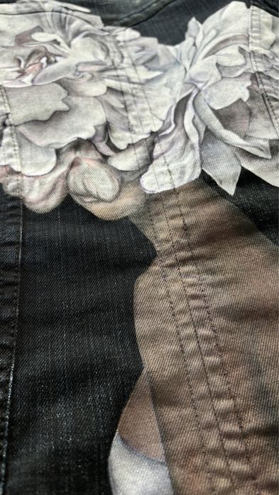 Джинсовка с росписью