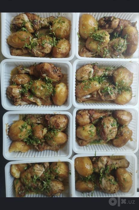 Catering hizmati 3 mahal ovqat tarqatamiz Stroykaga 45,000 boshlanadi!