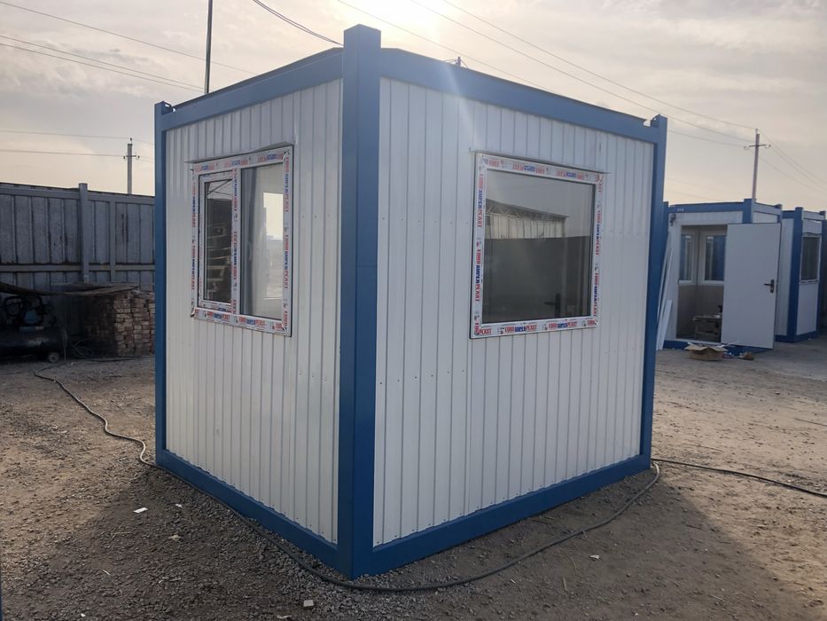 Охранная будка, пост охраны 2,4х2,4 м