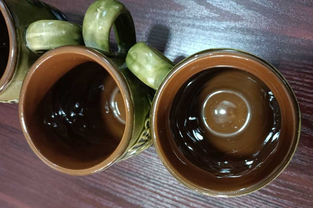 Кофейные чашки с блюдцами 6 шт новые