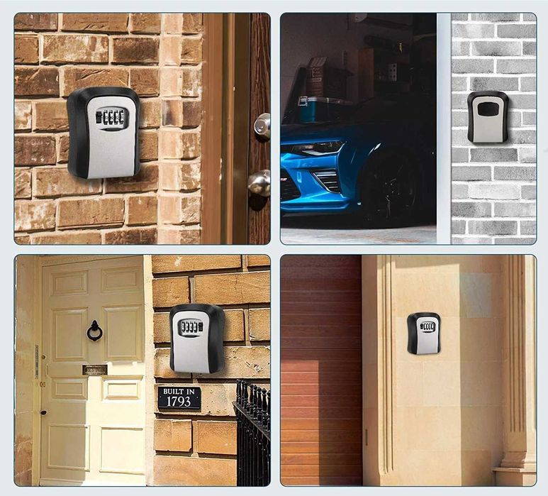 Сейф Кутия за Ключове Код AirBnB Booking Хотел Гараж МЕТАЛ / пластмаса