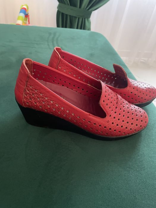 Pantofi casual din piele  naturala moale