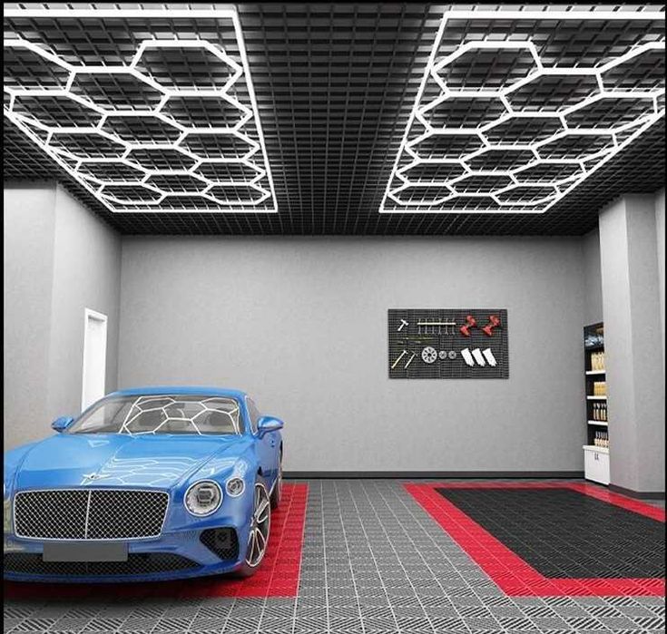 Iluminat LED HEXagonal HoneyComb 235x165cm configuram orice dimensiuni