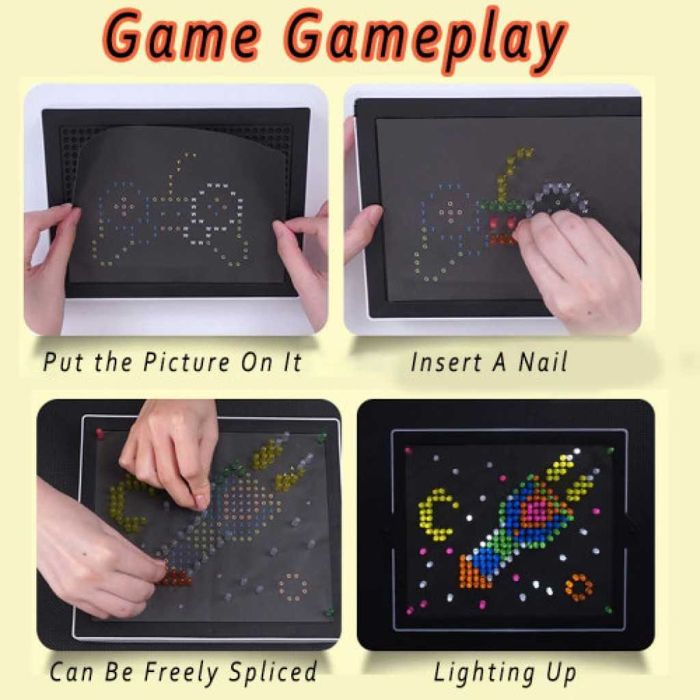 Креативен детски 3D светещ пъзел, 180 части