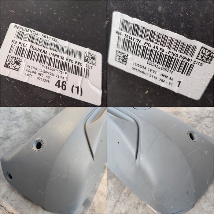 BARA SPATE CITROËN BERLINGO (K9) / PEUGEOT PARTNER / RIFTER / OPEL COMBO / TOYOTA PROACE CITY COD OEM 50143355 / 50142124 2018-2025 (4D3)