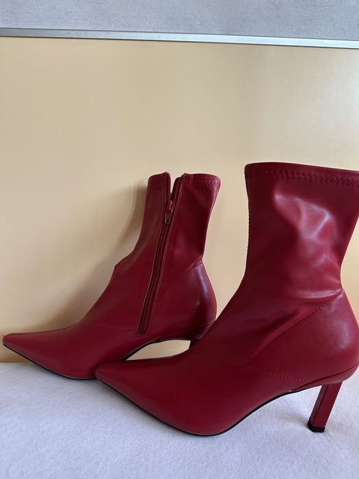 Topshop червени боти