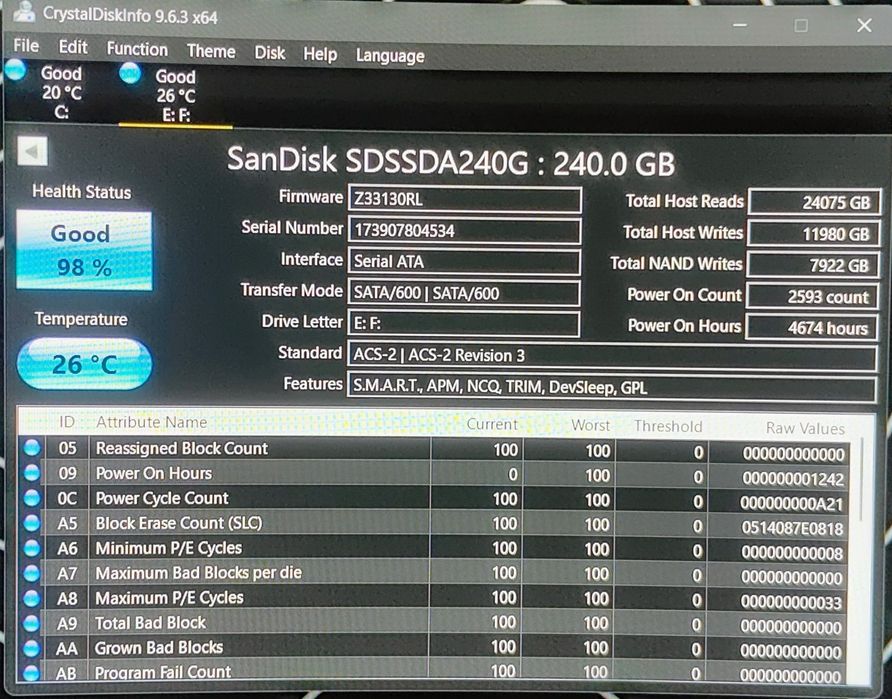 SSD SanDisk Plus 240GB SATA III 2.5