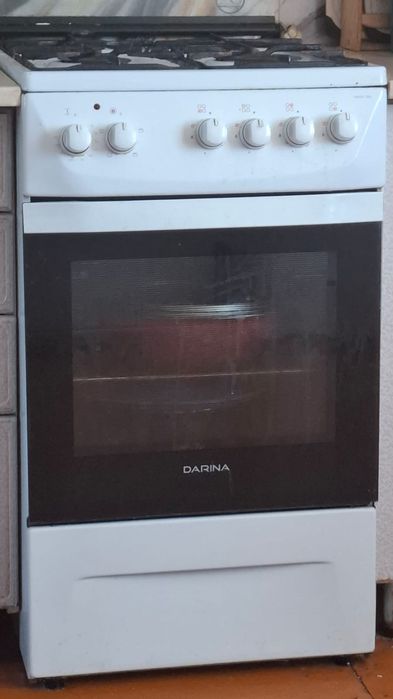 Газ плита .электрическая духовка