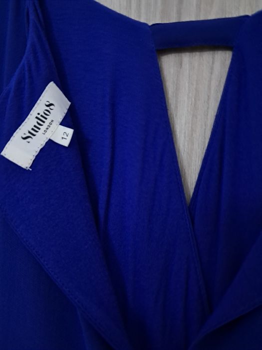 Vand rochie de  seara  eleganta , albastra  Studio 8 Londra