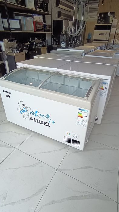 Морозильник Aiwa оптом склад сундук и стекло