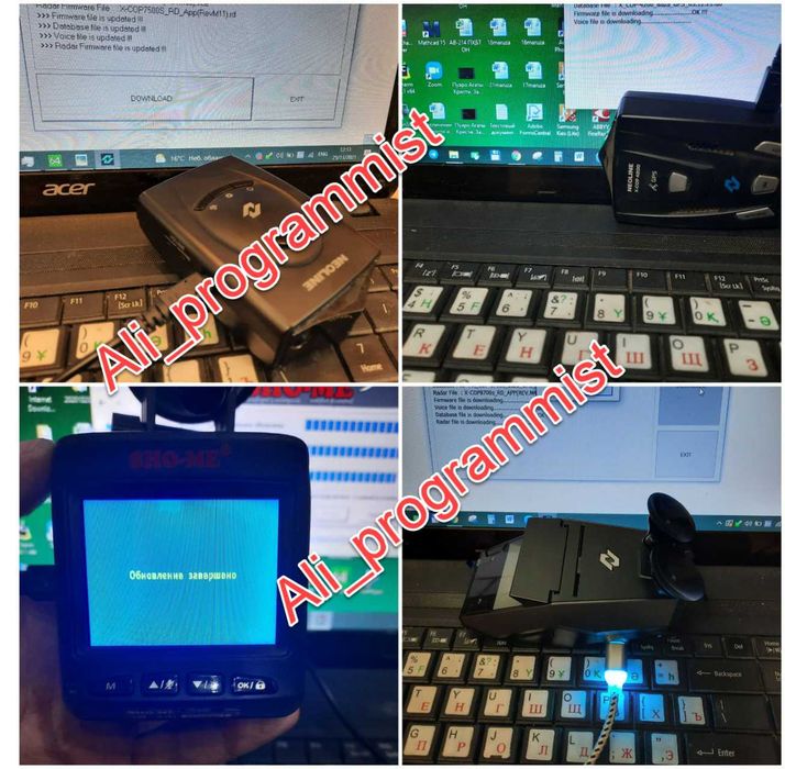 Обновление базы и прошивка антирадаров. Antiradar bazasini yangilash.