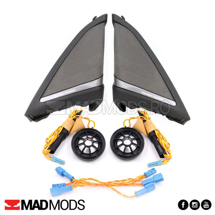 Tweetere portiera Harman Kardon, 1.5" 4cm, BMW F06 F10 F20 F30 F31 F32