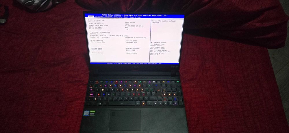 Laptop Gaming Gigabyte Aero 15 Oled XA