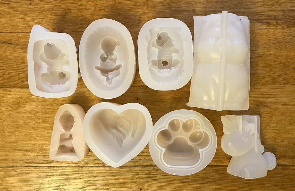 63 forme silicon pentru lumanari