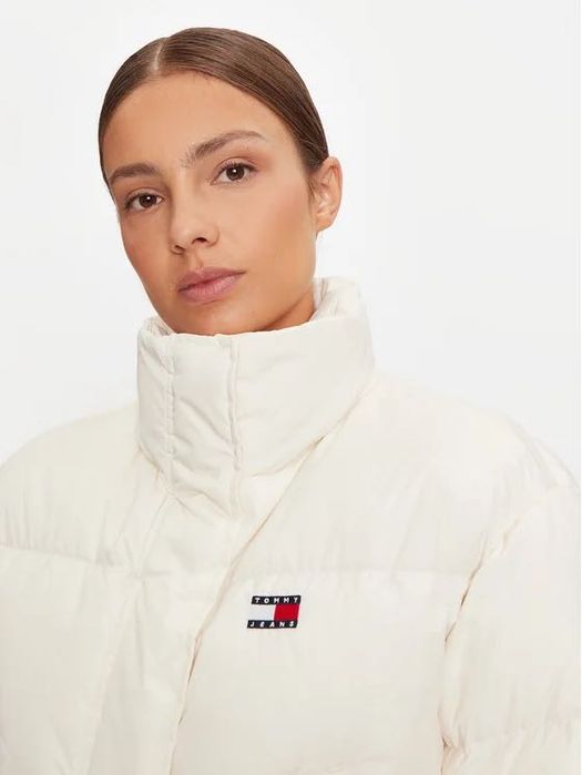 Дамско пухено яке : Tommy Jeans ALASKA - Down jacket - ancient white XS