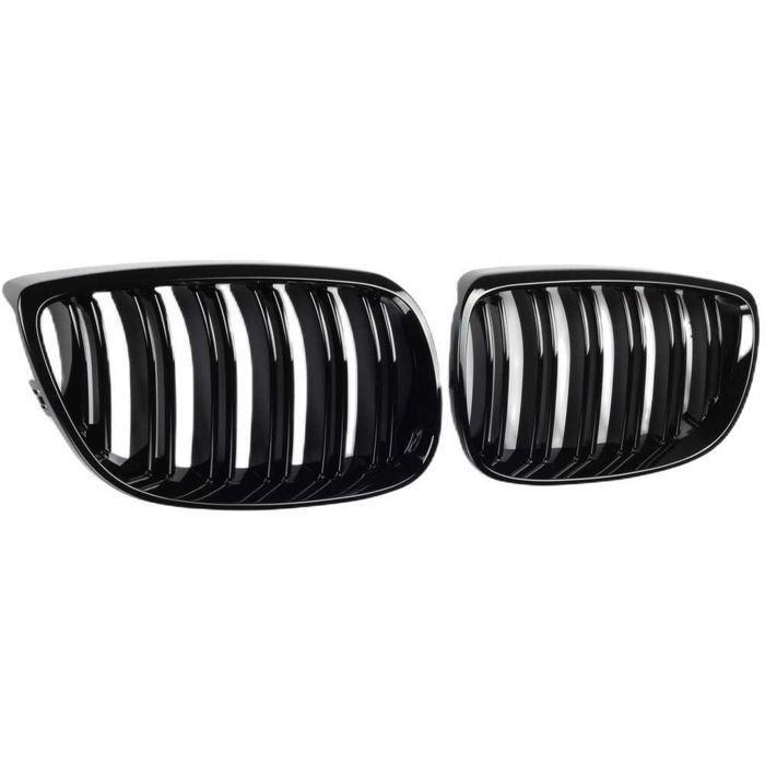 Set 2 grile duble M negre BMW Seria 3 Coupe E92 Cabrio E93 2006-2010