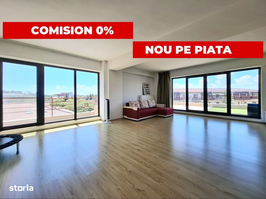 PENTHOUSE 3 CAMERE | 118 MP plus TERASĂ 61MP | Living spectaculos | C