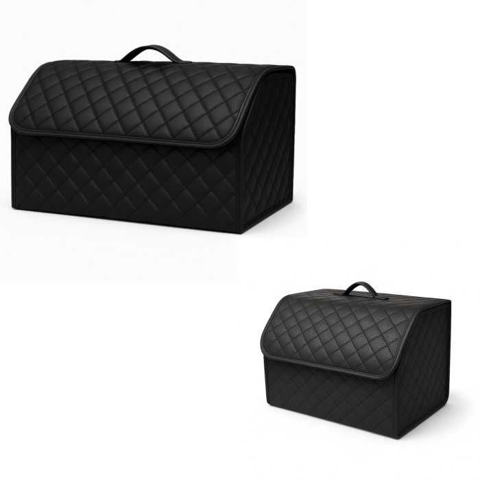 LUX кожен органайзер Automat, Сгъваем, Черен, Различни размери