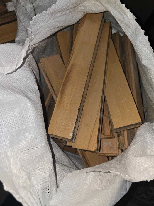 Буков паркет - за горене/разпалки