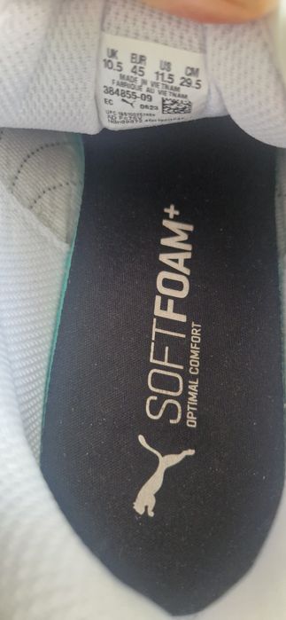 Кроссовки Puma ST Runner v3 L белые 43 размер