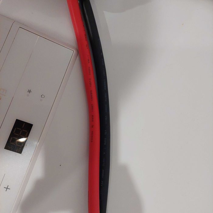 Set Cabluri Conexiune Invertor-Baterie 50mm² 2x1,5m  rosu si negru| Cupru Durabil pentru Sisteme Fotovoltaice
