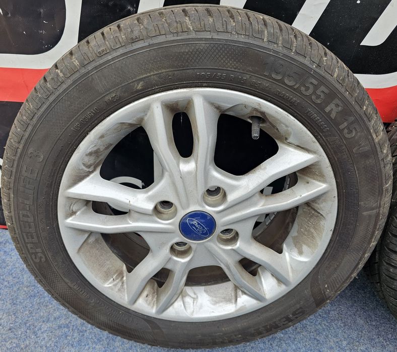 JanteAliaj 15''4x108FordFiestaFocusCauciucuriVaraAnvelopeVara195-55-15''