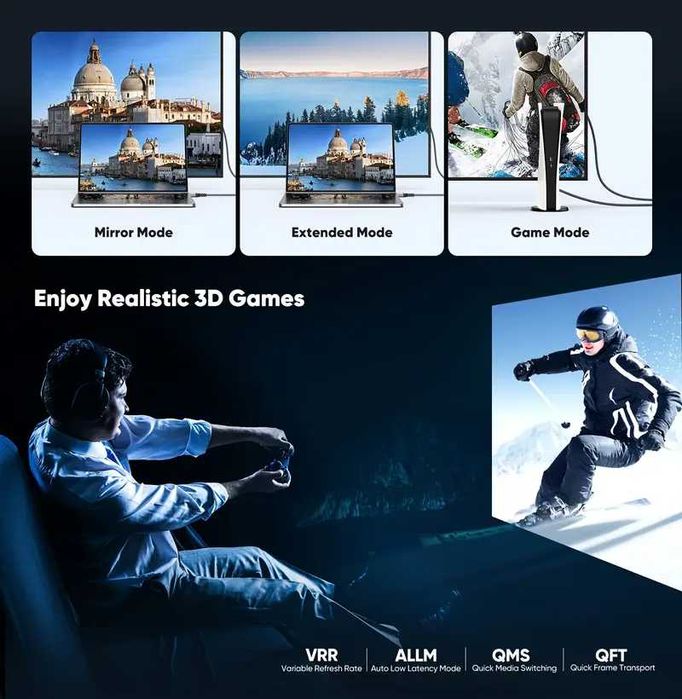 HDMI 2.1V 48Gbps "MAX FPS" I-ZCLIVE* HDTV 2.1 8K/60Hz, 4K/120Hz-240Hz!