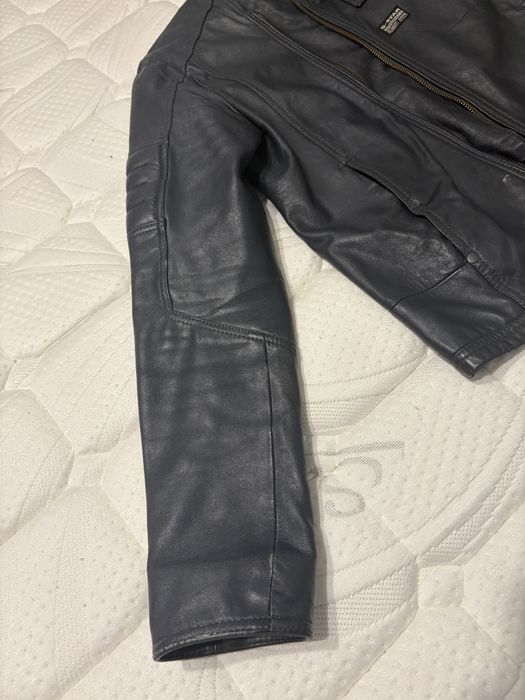 G-star raw jkt jet mfd biker leather jacket - кожено яке, мека телешка кожа