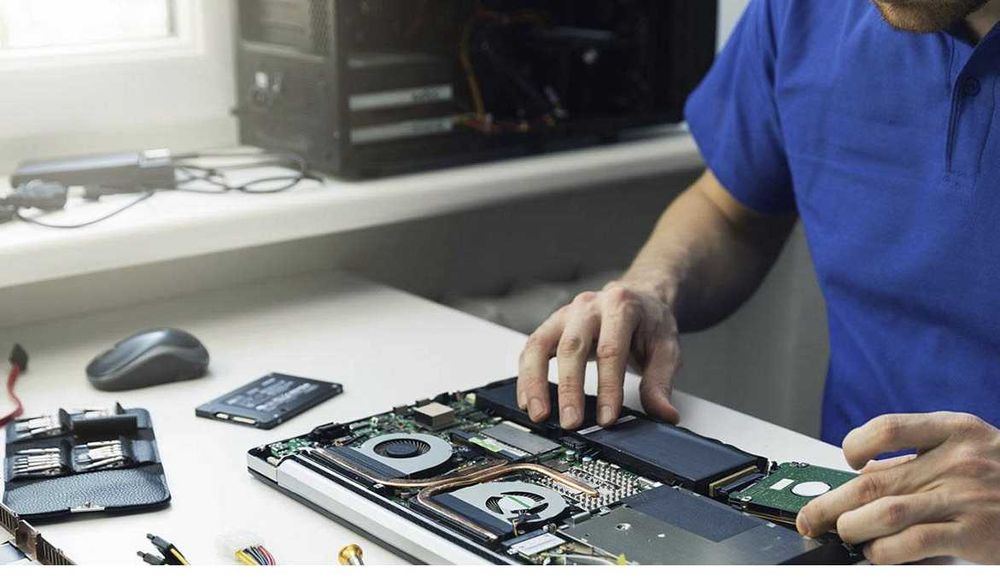 Ремонт ноутбуки, ПК и моноблоки после залитии