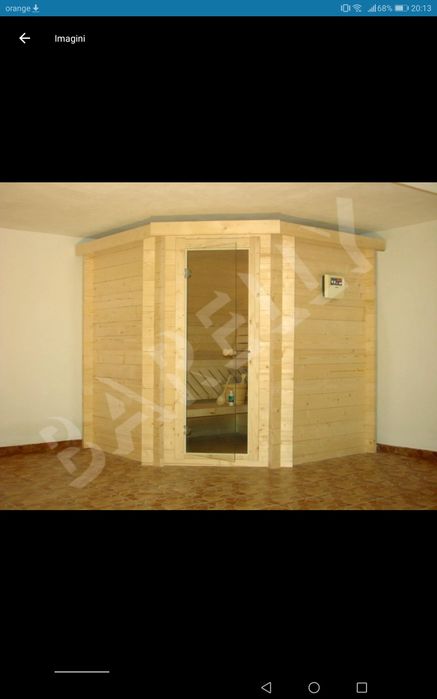 Saune personalizate, traditional- finlandeze,  molid masiv,  Harvia