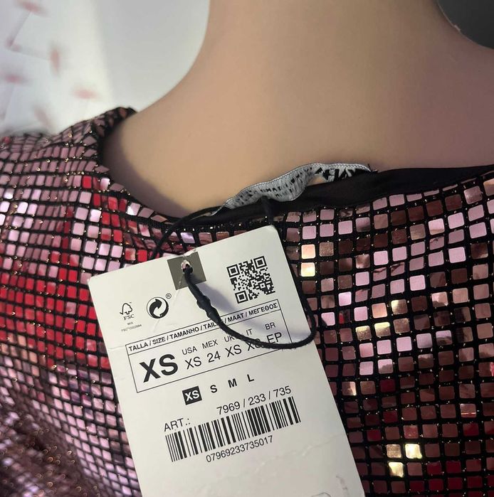 Rochie ocazie Zara cu paiete