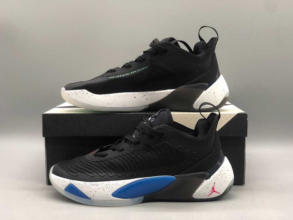 Мъжки маратонки Nike Jordan Luka 1 Black/Metallic Silver-Signal Blue