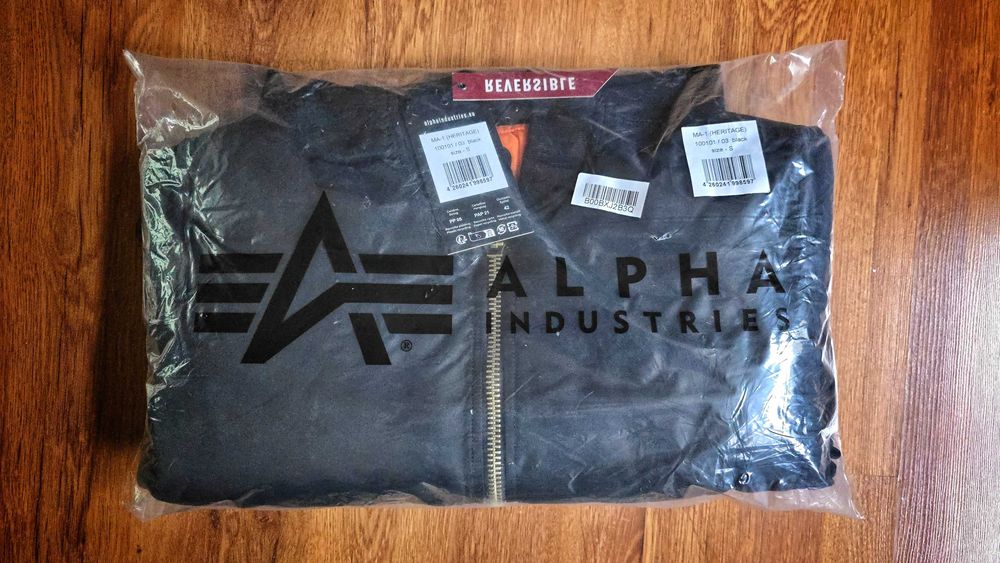 ALPHA INDUSTRIES MA-1 Heritage Bomber Jacket - S