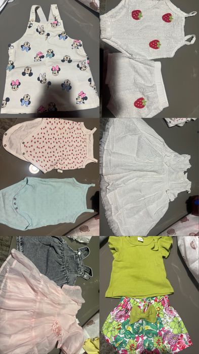 Летни дрехи за момиче 68-74