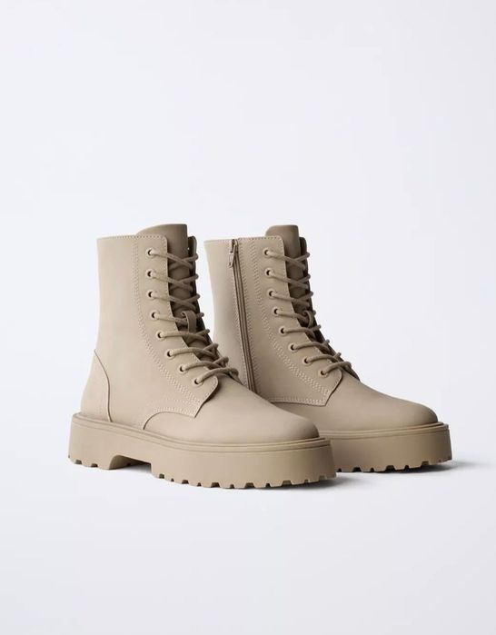 Кубинки в бежов цвят Zara!