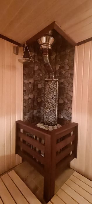 Установка банных печей дымоходов