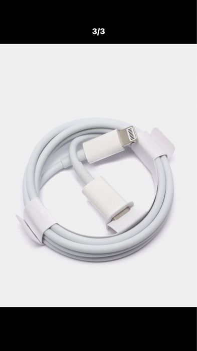 Zaryadlash qurilmasi iPhone uchun, kabel Type-C/Lightning, tez