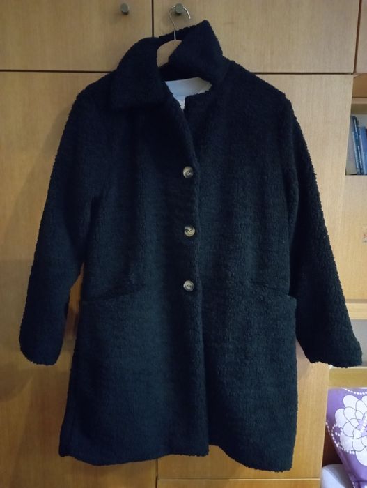 Дълга пухена жилетка/палто