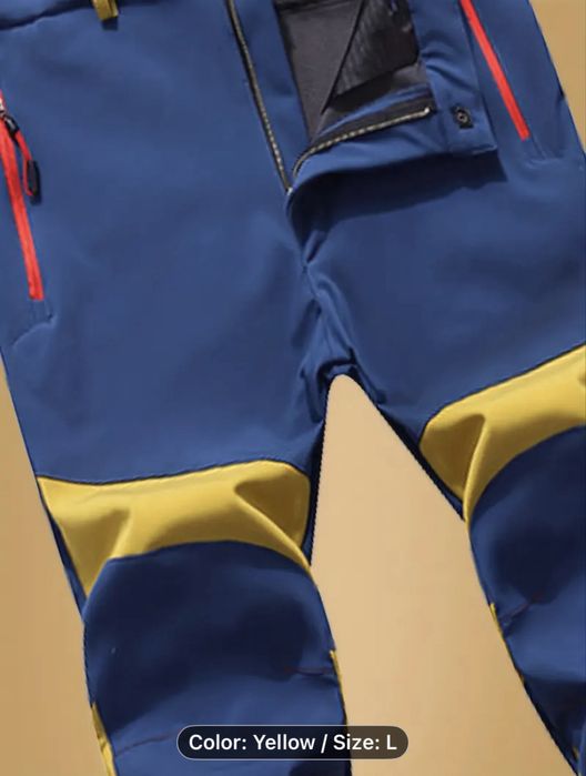 Pantaloni sport elastici noi flausati L