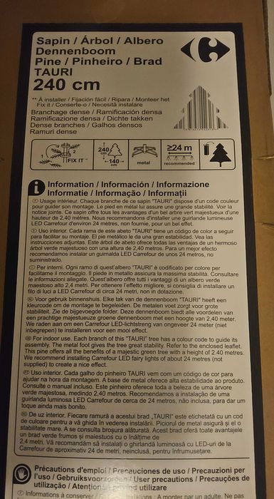 Brad de craciun artificial 240cm