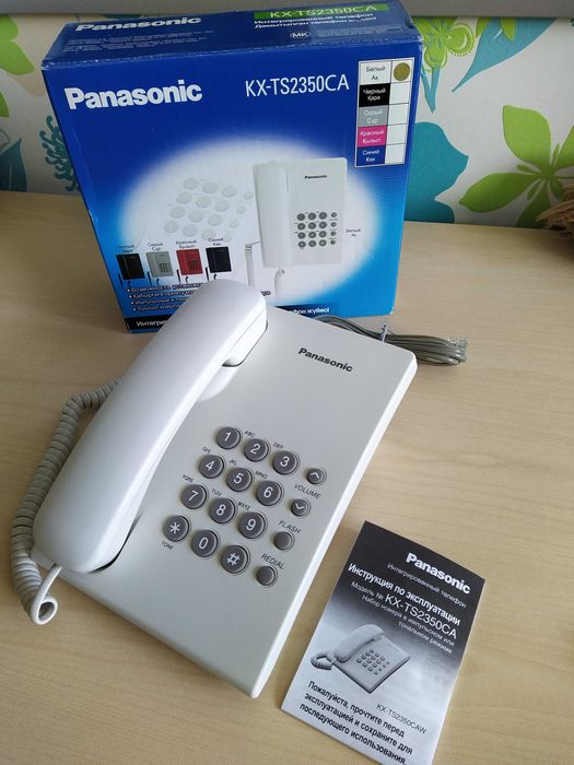 Интегрированный телефон Panasonic, модель №КХ-TS2350CA