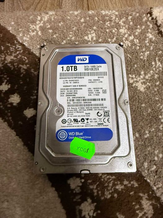 HDD Western-Digital 1TB - 100% health