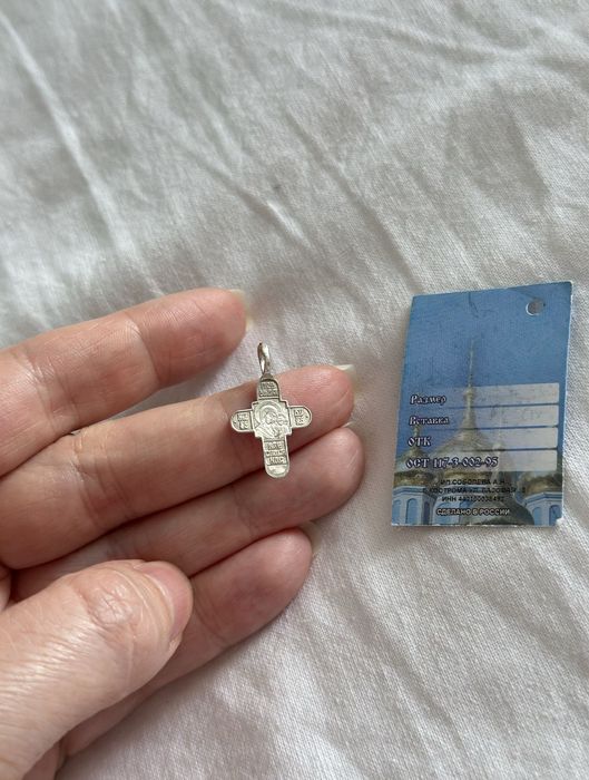 Крестик, серебро 925 проба