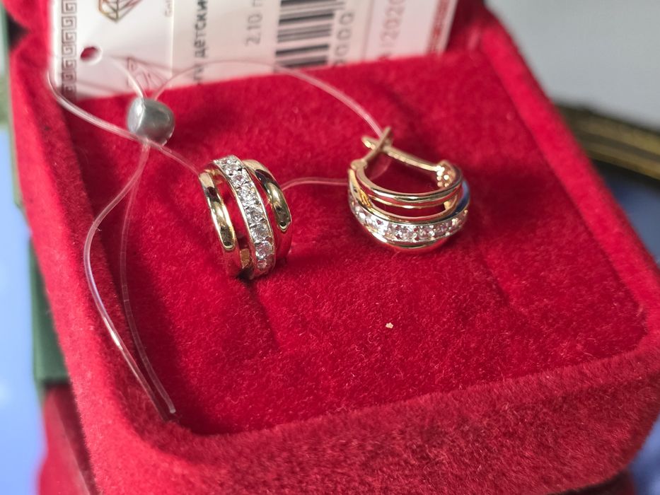 Серьги подростковые